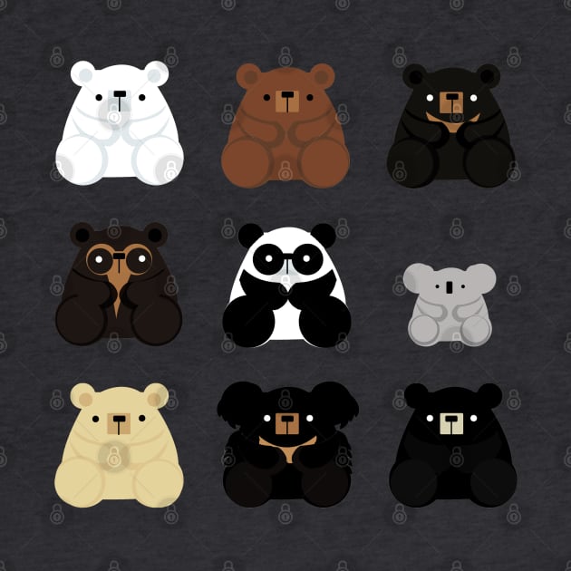 Types of bears by KatherineBlowerDesigns